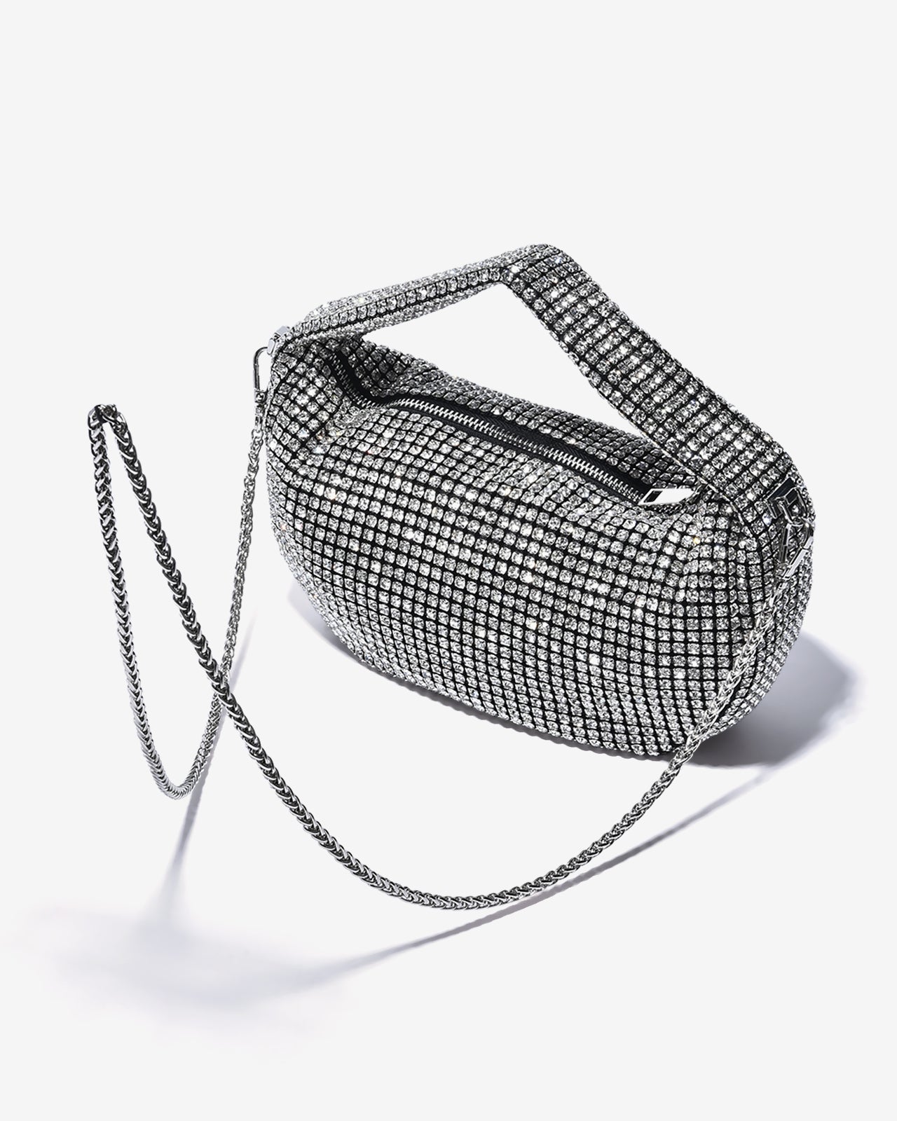 Túi Đi Tiệc Xách Tay Đính Đá Lấp Lánh Zucia The Luminara N09-JS09-Đen Color2