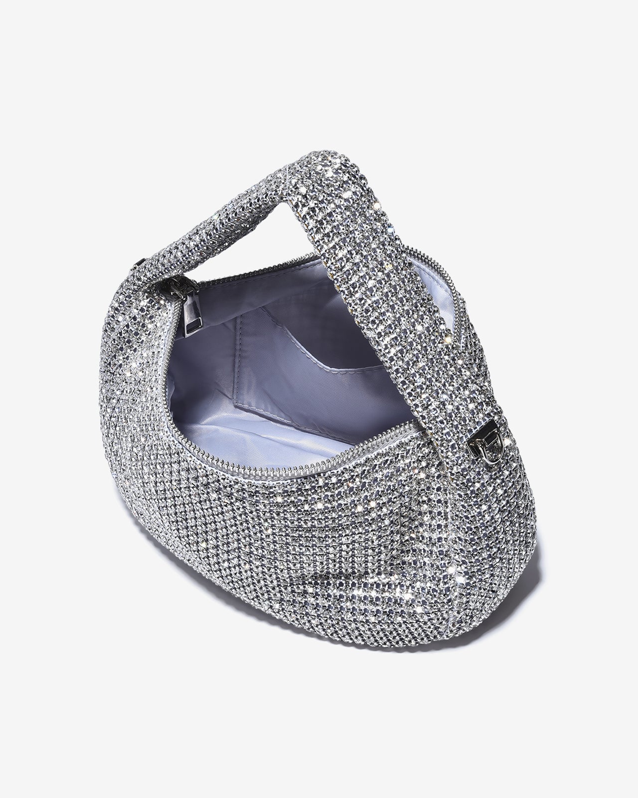 Túi Đi Tiệc Xách Tay Đính Đá Lấp Lánh Zucia The Luminara N09-JS09-Trắng Color2