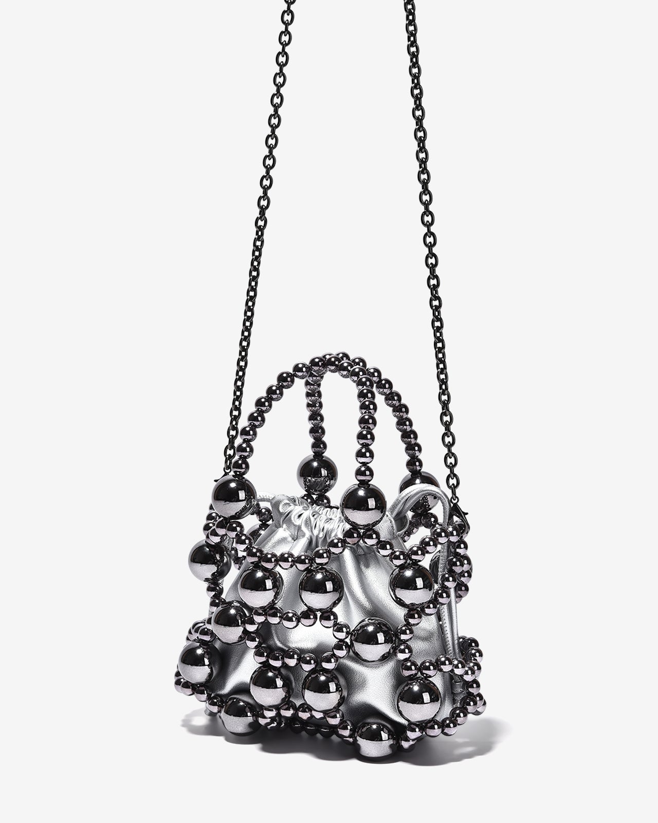 Túi Đeo Chéo Đi Tiệc Phủ Hạt Sang Trọng Zucia The Luminara N03-JS03-Trắng Color1