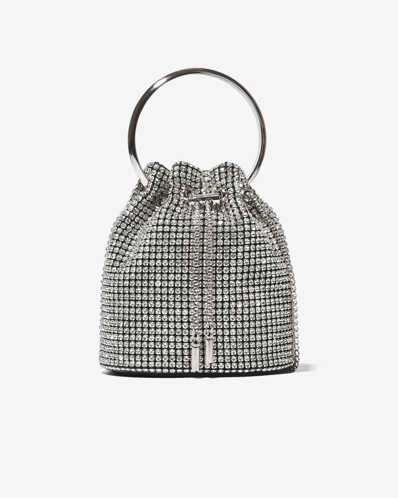 Túi Đeo Chéo Dây Rút Phối Đá Lộng Lẫy Zucia The Luminara N04-JS04-Trắng Color1First