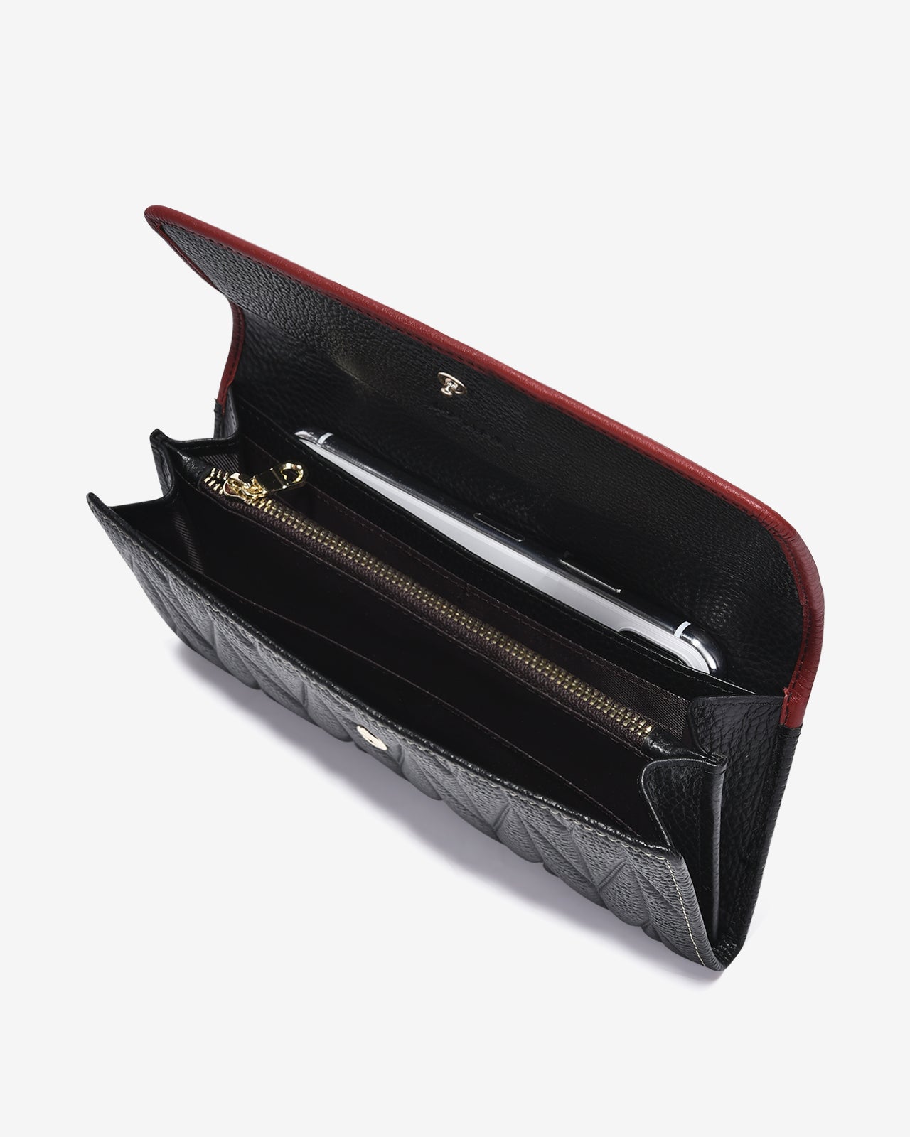 Ví Cầm Tay Nữ Zucian Fold Of Love N03-DN03-Đỏ Color1