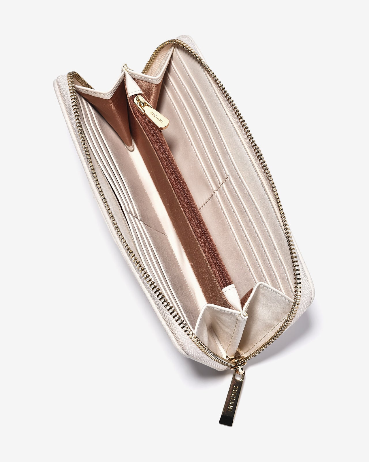 Ví Cầm Tay Nữ Zuciani Mono DVoyage N16-JC16-Kem Color2