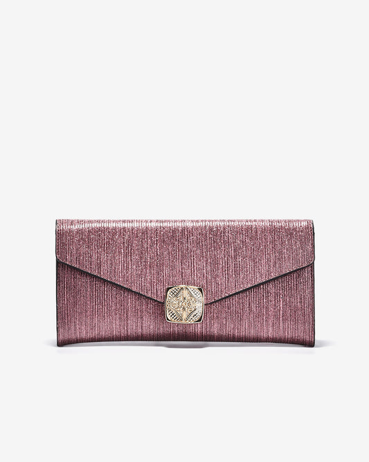 Ví Cầm Tay Đi Tiệc Ánh Nhũ Zuciani The New Classic N01-JYP4-Đỏ Color1First