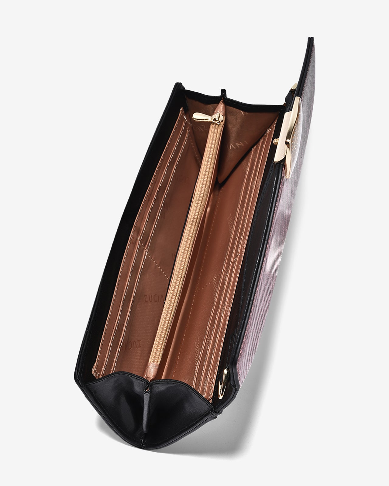 Ví Cầm Tay Đi Tiệc Ánh Nhũ Zuciani The New Classic N01-JYP4-Đỏ Color3