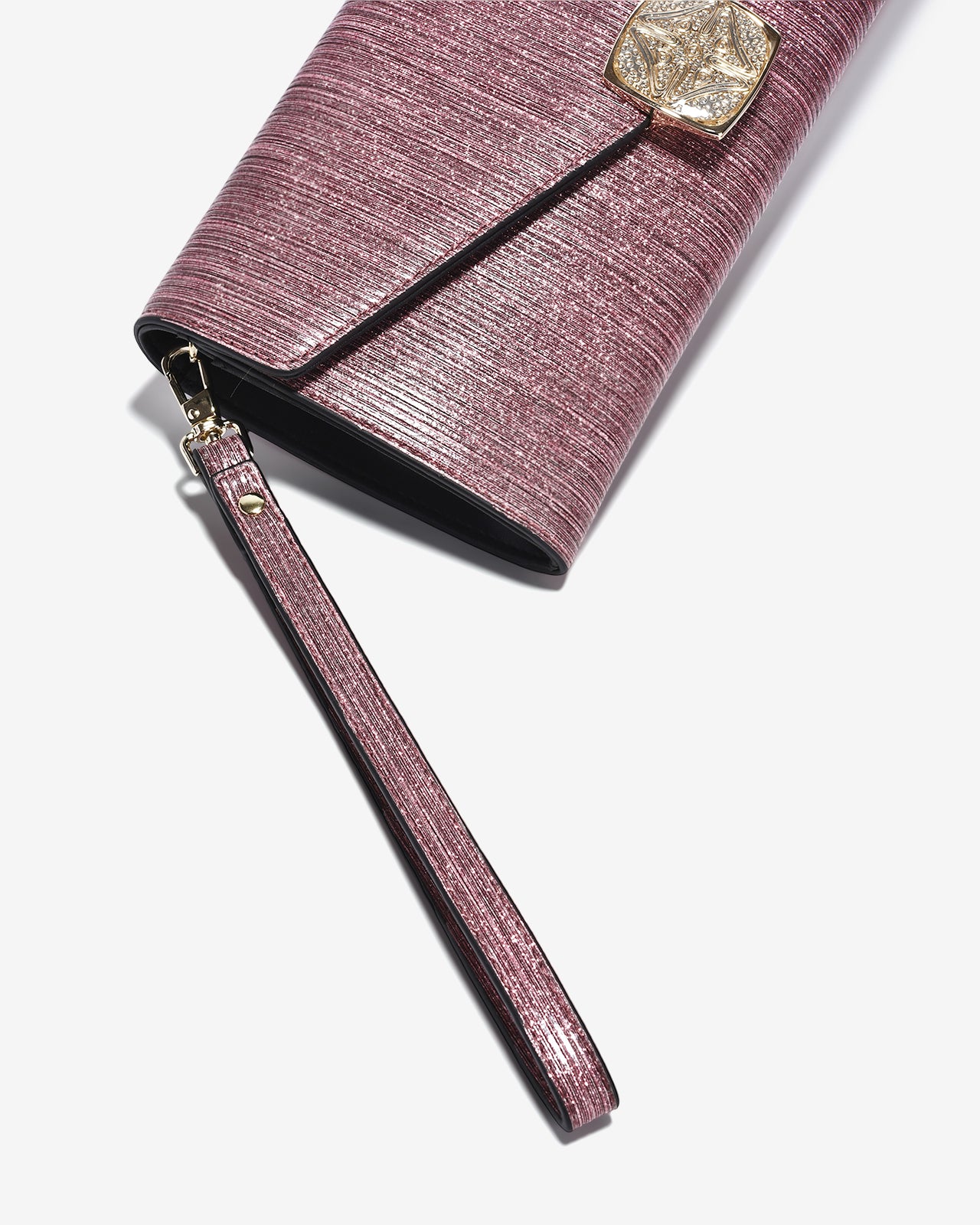 Ví Cầm Tay Đi Tiệc Ánh Nhũ Zuciani The New Classic N01-JYP4-Đỏ Color1