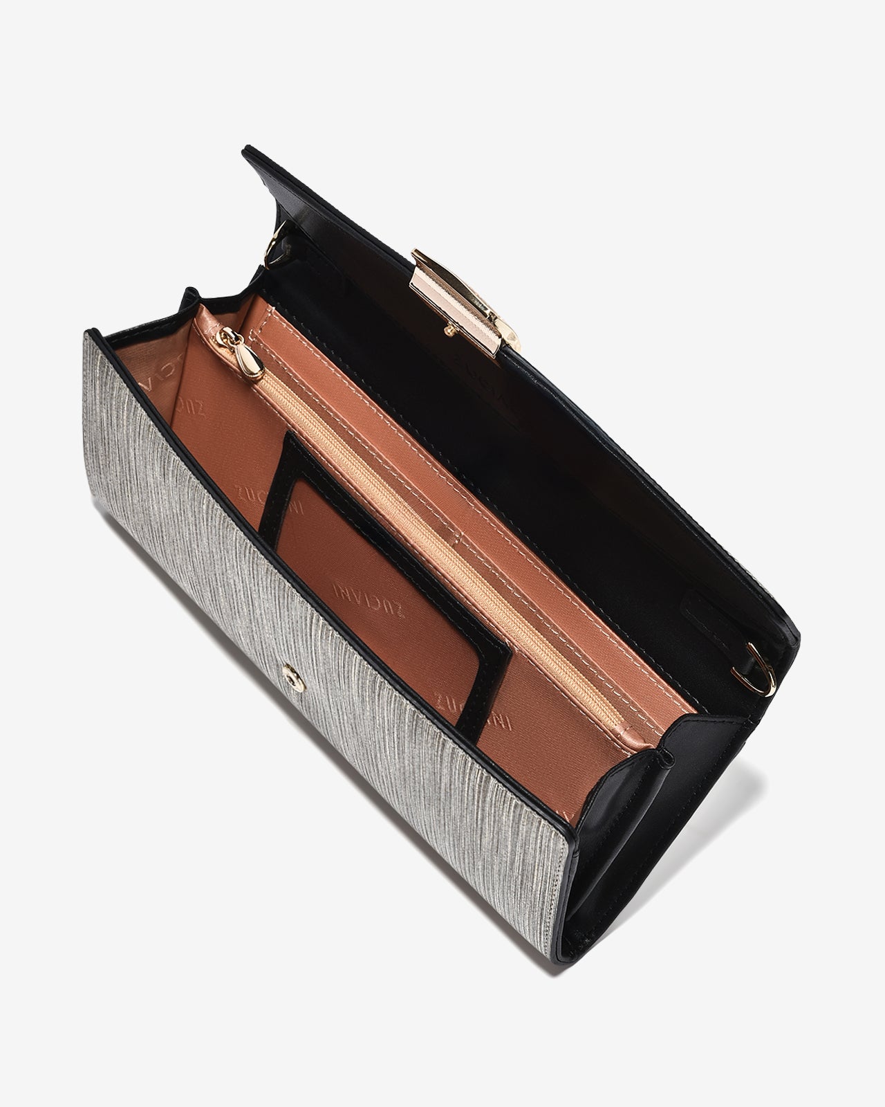 Ví Cầm Tay Đi Tiệc Ánh Nhũ Zuciani The New Classic N01-JYP4-Vàng Color2