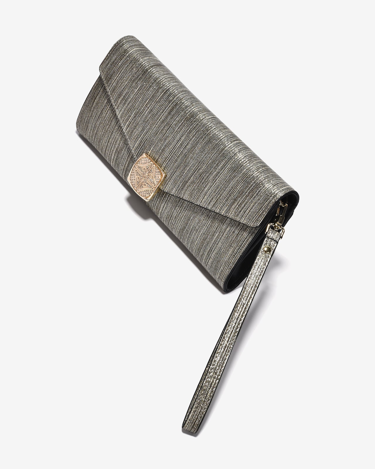 Ví Cầm Tay Đi Tiệc Ánh Nhũ Zuciani The New Classic N01-JYP4-Vàng Color2