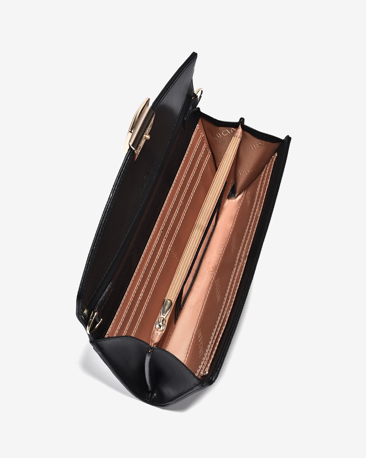 Ví Cầm Tay Đi Tiệc Ánh Nhũ Zuciani The New Classic N01-JYP4-Xám Color4