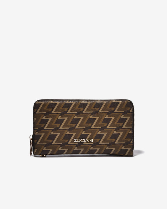 Ví Nữ Cầm Tay Zuciani Monogram Zen N06-JYR6Nâu Color1First