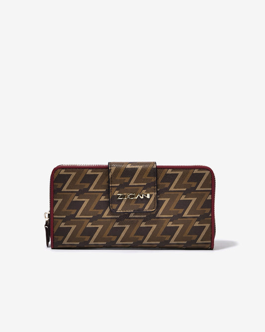 Ví Cầm Tay Zuciani Monogram Zen N10-JYS1Nâu Color1First