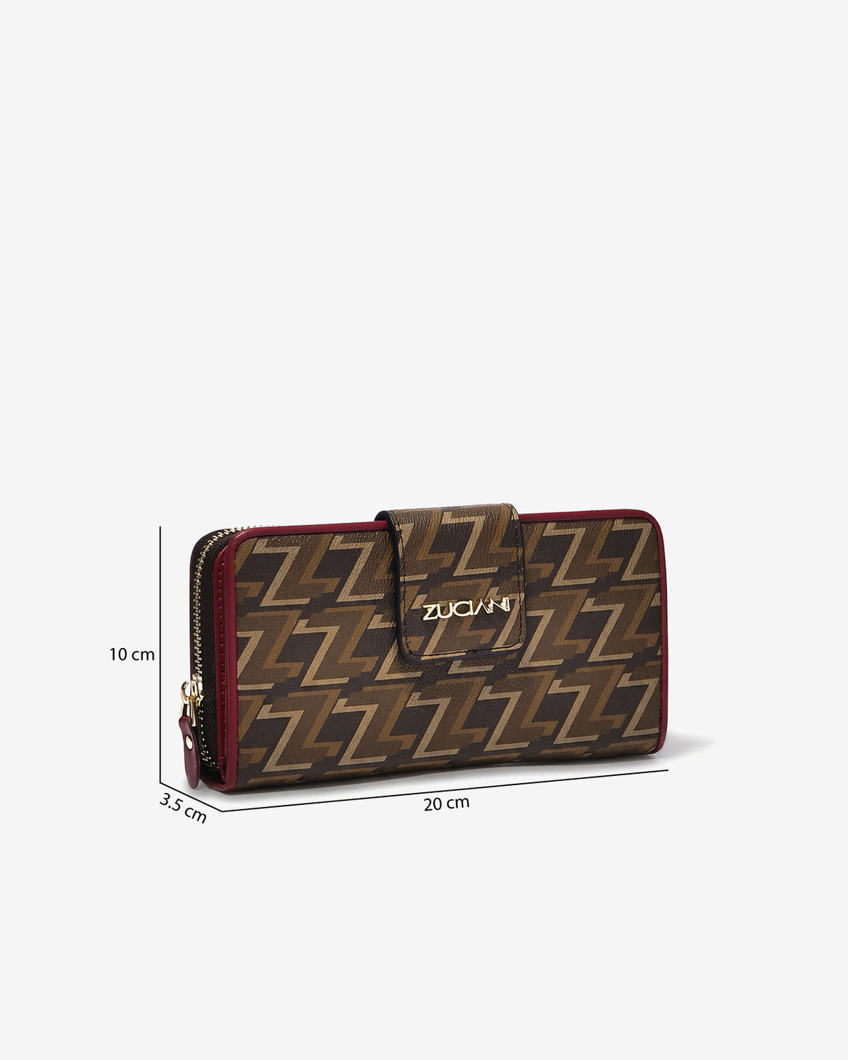 Ví Cầm Tay Zuciani Monogram Zen N10-JYS1Nâu Color1